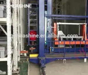 Transport stacker CRANE at ASRS OF Automated logistics solutions in food/tray products/ pharmaceutical Industry