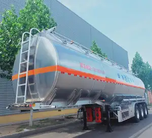 तेल टैंक ट्रक/रासायनिक तरल परिवहन टैंकर ट्रेलर