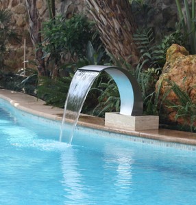 Decoración de ducha grande, chorros de fuente de <span class=keywords><strong>agua</strong></span> de <span class=keywords><strong>salto</strong></span> de acero inoxidable para piscina al aire libre - Product Image 5