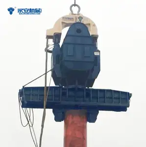 DZJ150 Frequency Variable Electric vibro Piling Hammer for Steel Pipe