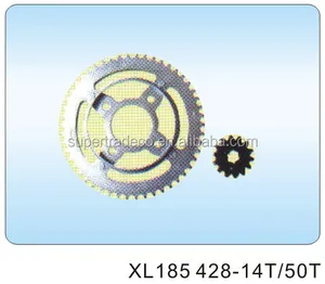 Motosiklet parçaları yüksek kalite fabrika takım dişli motosiklet aksesuarları XL185 428-14T/50T için kullanın