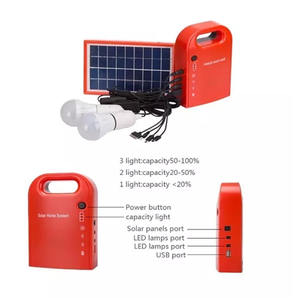 Домашние светодиодные уличные лампы 3 Вт мощная мини система солнечного освещения, портативный солнечный генератор - Product Image 4