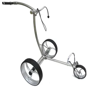 2020 Nieuwe Concept Rvs Golf Caddy Li-Ion Golf Trolley Compact Golf Trolley