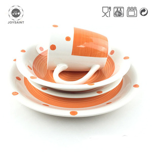 Venta caliente pintado a mano de color esmalte de cerámica <span class=keywords><strong>vajilla</strong></span> de <span class=keywords><strong>gres</strong></span> - Product Image 2