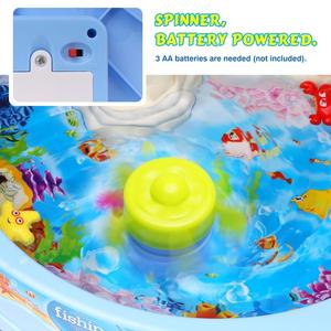 Mini Set <span class=keywords><strong>da</strong></span> <span class=keywords><strong>Pesca</strong></span> Elettrico con <span class=keywords><strong>Canna</strong></span> e Mulinello 30x17 cm con Musica e Luci per Bambini e Ragazzi - Product Image 4