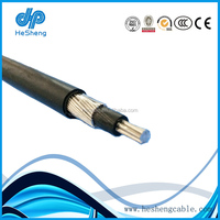 600V 2x8 3x2x10 6 3x8 AWG XLPE aislado de la serie 8000 de aleación de aluminio de Cable concéntrico