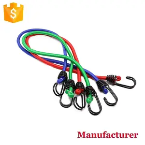 8MM Bungee Cord Hardware Elastic Rope With Hooks Straps Cargo Bungee Cords