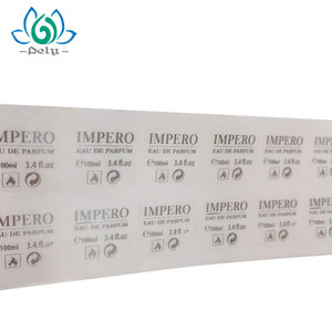 PET transparente/PVC oro metálico etiqueta - Product Image 6