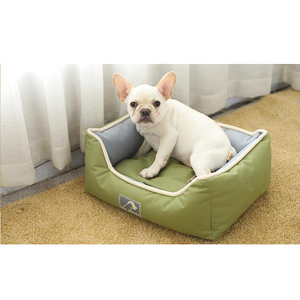 Özel lüks Oxford kalın kumaş şişme yükseltilmiş ortopedik hafızalı köpük su geçirmez köpek yatağı - Product Image 5