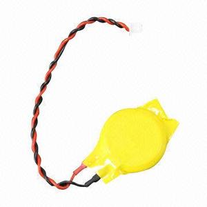Cmos CR2032 סוללה עם חוטים הובלות & <span class=keywords><strong>DC</strong></span> תקע JST, cr2032 סוללה עם עופרת חוטים ומחבר - Product Image 1