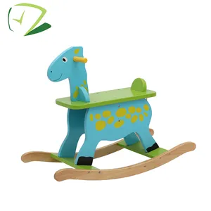 Christmas gift professional standard wooden rocking horse toy for sale