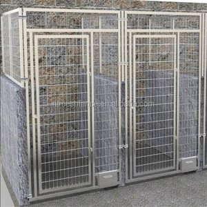 5cm Gap Between Galvanized Bars Safe Pet <strong>Dog</strong> Runs <strong>Panel</strong> 5'x10' European Style Outdoor <strong>Dog</strong> <strong>Kennel</strong>