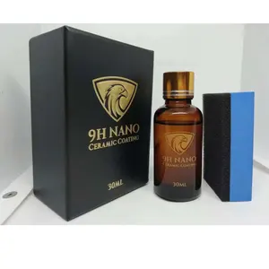 9H KIT Mantel Keramik Otomatis Kekerasan Nano, Kit Pelapis Keramik Cair Mobil Nano Polish-30ML Pelapis Kaca Hidrofobik Super