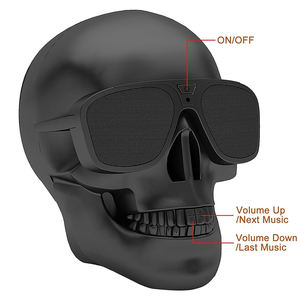 Nuovo arrivo 2018 prodotti unici wireless skull speaker altoparlante Bluetooth bass testa del cranio per i regali di halloween - Product Image 2