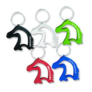 Promotie Cadeau Item Visvormige Aluminium Flesopener Sleutelhanger - Product Image 2