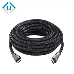 Gray Male-Male 20 m hdmi active optical cable 4k 60hz