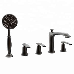 HIMARK-grifo de <span class=keywords><strong>ducha</strong></span> con 5 orificios para bañera, grifo de <span class=keywords><strong>banera</strong></span>, torneira da banheira, baño romano - Product Image 4
