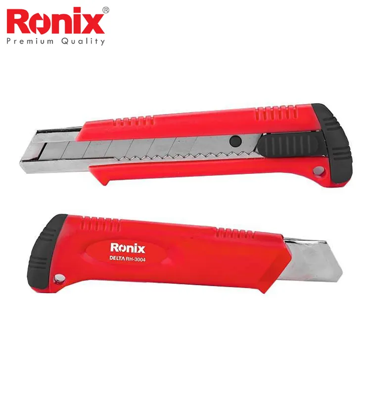 Ronix Alat Tangan Model RH-3004 RH-3005 RH-3006 Baja Karbon Pisau Mini Portabel Ditarik Pisau Cutter