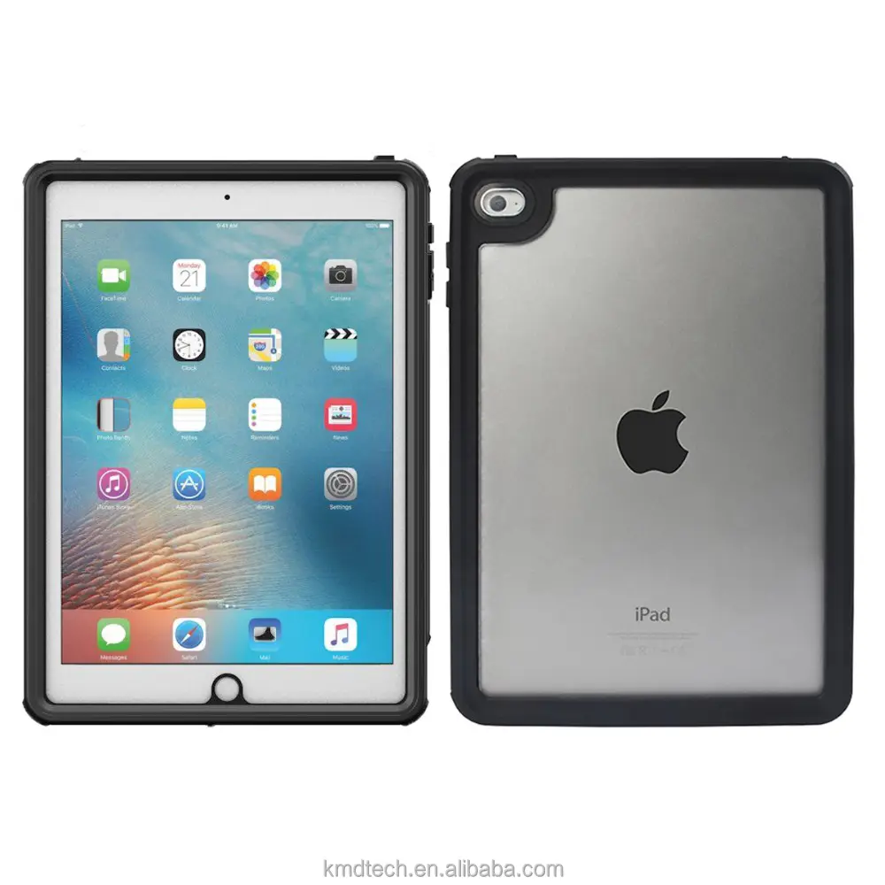 เคส iPad Mini 4สำหรับเด็ก,เคสปกป้องยางนิ่ม TPU กันฝุ่นกันกระแทกกันน้ำป้องกันเต็มตัว360