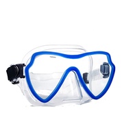 En gros drôle masque de plongée en silicone noir anti-buée adulte étanche plongée masque de natation