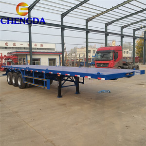 Rimorchio Pianale <span class=keywords><strong>Usato</strong></span> e Nuovo a 3 Assi per Container da 40 Piedi in Vendita - Product Image 1