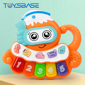 Jouet musical électronique pour bébé, piano <span class=keywords><strong>pieuvre</strong></span> avec lumière - Product Image 6