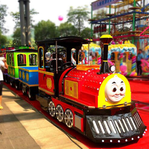 Super fun mini électrique enfants tour center commercial couvert train sans rail pour vente - Product Image 5
