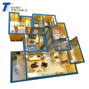 Mooie miniatuur interieur model maken, ho schaal gebouwen - Product Image 2