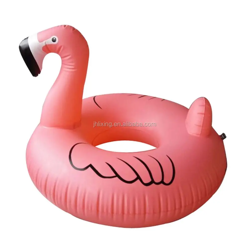 Bebé al por mayor Rosa Cisne inflable piscina flotador natación juguete anillo de natación infantil