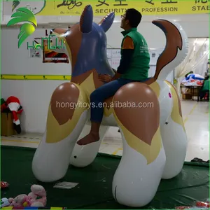 Inflatable Sexy Bouncy Động Vật/1.0MmPVC Khổng Lồ Inflatable Cưỡi Chó/Inflatable Chó Sói Với Sexy SPH