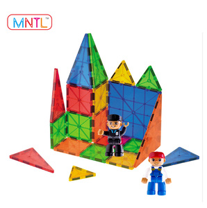 magnético construcción azulejos conjunto coche juguetes para niños perfecto compatible con <span class=keywords><strong>playmags</strong></span> baldosas magnética - Product Image 6