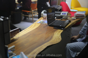 Tavolo da scrivania dell'hotel con armadietto da banco in marmo ufficio scrivania in legno da tavolo in primo piano per la Reception da ufficio - Product Image 6