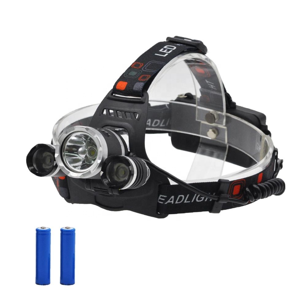 Водонепроницаемый налобный фонарь Clover Bright T6 для кемпинга, Тактическая Охота, перезаряжаемый светодиодный налобный фонарь 18650