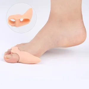 Separador de dedos de gel para juanetes, esparcidor de pies, protector de hallux valgus, 2 pares, venta directa de fábrica