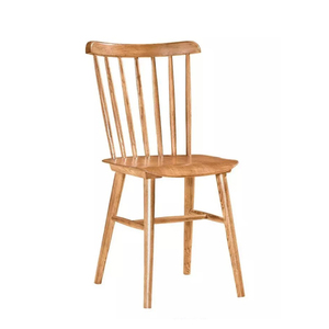 Silla de comedor con respaldo cruzado de madera, diseño moderno Cheep - Product Image 1