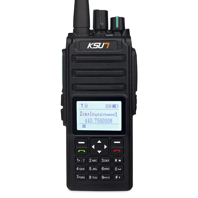 DMR דיגיטלי פנימי אלחוטי תומך U/V 400-700 MHz 4FSK דיגיטלי אפנון 8 W 5800 mAh ווקי טוקי