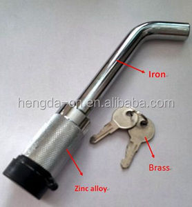 Yh1911 coche acoplador de bloqueo para enganche de remolque bola de bloqueo con llave - Product Image 1