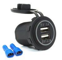 Adaptateur de chargeur de voiture à double prise USB LED 3.1A 12v-24v