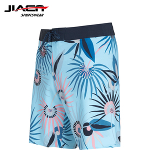 Pantalones cortos de playa para hombre, shorts de secado rápido, 4 vías, elásticos, azul - Product Image 2