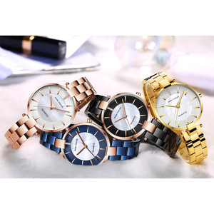 De luxe OEM Logo En Acier Inoxydable Alliage Quartz Poignet Femmes et Dame Montre Avec Le mouvement Du Japon - Product Image 1