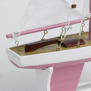 Regalo de Cumpleaños Único para Niña, Modelo de Yate de Madera PS17 ROSA Personalizado, Barco Artesanal, Decoración Marítima para el Hogar, Juguete de Barco para la Habitación de la Niña - Product Image 5