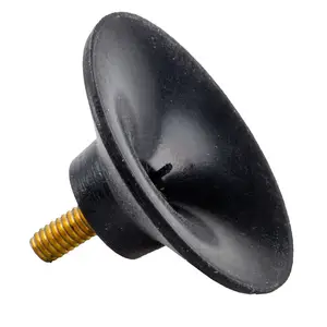 OEM customized Black gd YarwinSun rubber suction cup with screw thread cr nr epdm nbr pu etc yws7564 120 350