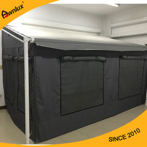 Haute qualité Portable <span class=keywords><strong>camping</strong></span>-car <span class=keywords><strong>camping</strong></span>-car Pop-Up awnig tente Double couche PVC Polyester tissu aluminium pôle pour le <span class=keywords><strong>Camping</strong></span> en plein air - Product Image 4