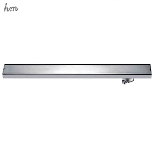 Odor Resistant Floor <strong>Drain</strong> <strong>Cover</strong> 80cm Long Rectangular Sus304 Stainless Steel Shower Invisible Side Drainage Port Floor <strong>Drain</strong> - Product Image 2