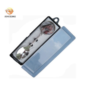 Cuillère en argent antique souvenir de collection en époxy ronde en métal personnalisée - Product Image 5