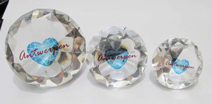 Peso de vidro em forma de diamante de cristal, joias para decoração casamento ou casa - Product Image 4