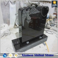 Granit noir pierre tombale moderne