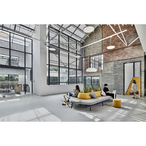 モダンなモジュラーレザーセット家具1席チェアオフィスレセプションソファ公共エリア用 - Product Image 2