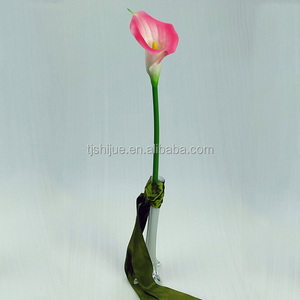 Gros fleurs artificielles réel tactile calla lily wedding décoration - Product Image 2