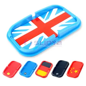 OEM Customize Image Logo Silicone Anti Slip Pad Sticky Mobile Phone Holder Pad